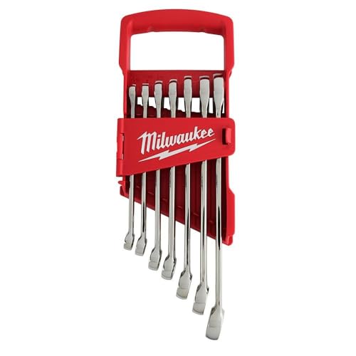 Milwaukee MHT48229407 Imperial MAX BITETM Combination Spanner Set 7 Piece, Red