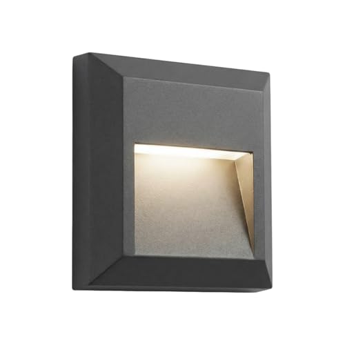 ZONK Outdoor Indoor Step Lights 110V-240V, Non-dimmable 4000K Stair Lights Outdoor Indoor, Waterproof IP65 Retaining Wall Lights for House, 1 Pack ZONK Outdoor Indoor Step Lights 110V-240V, Non-dimmable 4000K Stair Lights Outdoor Indoor, Waterproof IP65 Retaining Wall Lights for House, 1 Pack