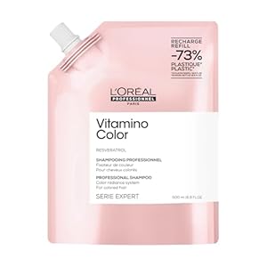 LâOréal Professionnel, Champú Protector de Color con Resveratrol, Para pelo teñido, Vitamino Color, SERIE EXPERT