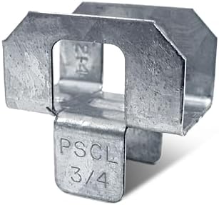 Simpson Strong-Tie PSCL 3/4-R50 PSCL 패널 외장 클립 - 1.9cm(3/4인치) 합판, 20게이지 아연 아연 도금 스틸, 시간 경과에 따른 수축 및 확장 지원 (50개) — 사진 4
