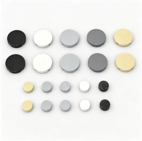 300pcs 1x1 2X2 Round Tile,98138 and 4150 Bricks Compatible with Lego Bricks Mix Color Pack, DIY for Pixel Mosaic Art
