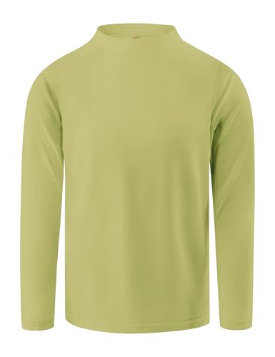 Boys Rash Guard Long Sleeve Swim Shirt Sun Shirts for Kids UPF+ 50 Toddler Rashguard Swim Wear 5-6Y Neon Green-8