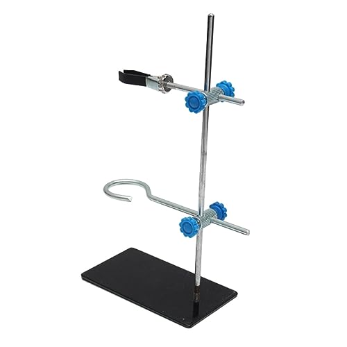 Unomor Laboratory Metal Rack Industrial Grade Mini Stand Lab Clamp Stand for Chemistry Lab Random Style