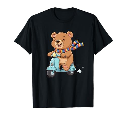 Happy Bear Trottinette pour Chambre d'enfant T-Shirt