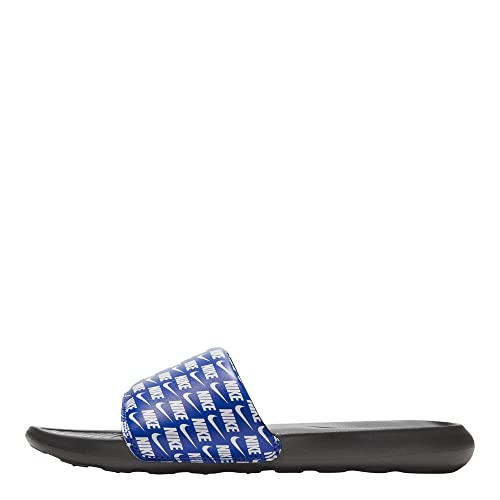Nike Men's Victori One Slide Print Game Royal/Black-Black (CN9678 401) - 92