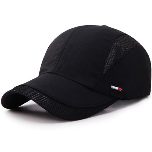 Image of Quick Dry Fit Baseball Cap - Water Repellent Sun Hat for Fishing, Running, Hiking, Golf, Surfing, Sailing, Boating