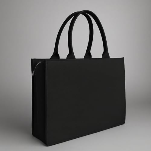 Image of Personalised /Personalized Tote for Women | Customised /Customized Name Bag | Stylish Luxury Handmade Gift for Her | Travel & Office Use | Birthday, Anniversary, New Mom Present