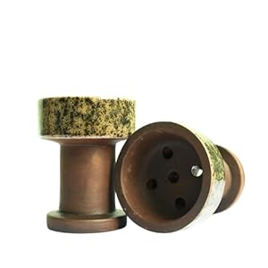 Premium Hookah Bowl | 100% red clay | Made in Europe | Perfect size for 0.7 oz tobacco | Clay hookah bowl | Shisha Bowl | Clay hookah Head Bowl | Big Hookah Bowl |