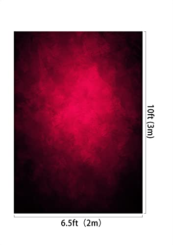 Kate Studio Photography Backdrop Black-red Gradient Retro Portrait Backdrop Halloween Party Atmosphere Photocall for Wedding 2x3m Soft Microfiber Baby Photo Background Props - Image 3