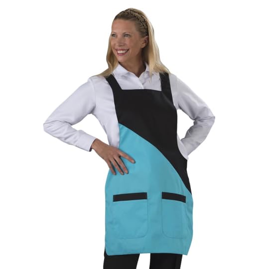 Hurry Jump Tablier sans manches femme Noir type blouse chasuble Tablier chasuble