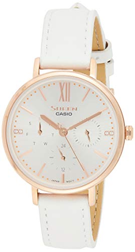 Image of Casio Sheen Analog Silver Dial Women's Watch-SHE-3064PGL-7AUDF (SX232)