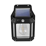 Solarleuchte mit Bewegungssensor, IP65 wasserdichte Solar-Gartenleuchten - Außenleuchten mit 3 Beleuchtungsmodi, Terrassenlicht für Garten, Terrasse, Veranda, Hof
