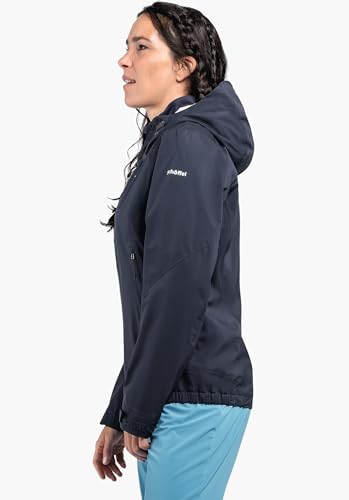 Schöffel Damen 2.5L Jacket Vistdal L, nachhaltige Regenjacke aus pflanzenbasiertem ecodear Bio-Nylon, wasserdichte Outdoor Jacke… – Ansicht 5