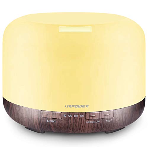 URPOWER 500ml Essential Oil Diffuser 5 in 1 Ultrasonic Aromatherapy Diffusers for Essential