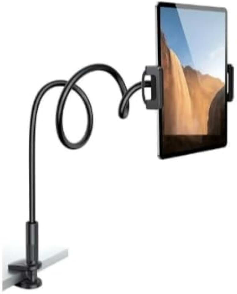 Suporte Universal Braço Flexível Celular Tablet Mesa Cama