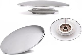 Chrome Basin Waste Easy Pop Up Bathroom Sink Push Button Click Clack Plug 66mm