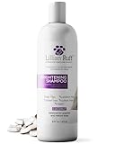 Lillian Ruff PRO Formula Ultra Brightening Dog Shampoo - Professional Whitening & Long-Lasting Odor Eliminator - Removes Stains & Discoloration, Dry Skin & Itch Relief with Aloe & Provitamin B5 (16oz)