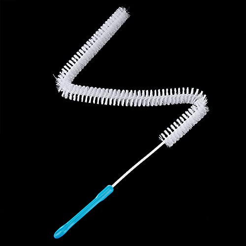 Cepillo limpiador de desagües, 71 cm, herramienta flexible para limpieza de cañerías y desbordes, para baño y cocina, ayuda para el hogar (azul) miniatura 5