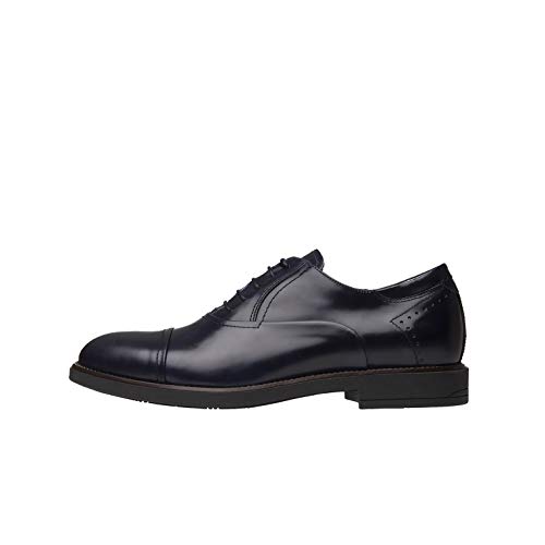 Tacco: 2.5 cm Nero Giardini E001451U Stringate Uomo in Pelle - Blu 40 EU