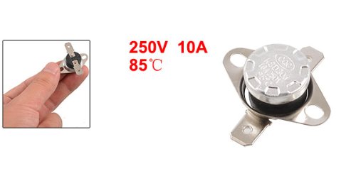 Sourcing Map 2x Temperaturregler KSD301 - 85°C Thermostat N.C.