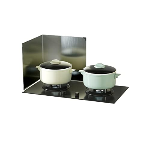 Barrière anti-huile pliable pour cuisiner des grillades proprement à la maison