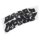 autocollant Compatible Avec Chrysler 200 2014 2015 2016 2017 Autocollant De Réparation De Bouton Accessoires Climatisation Décalcomanies Noires