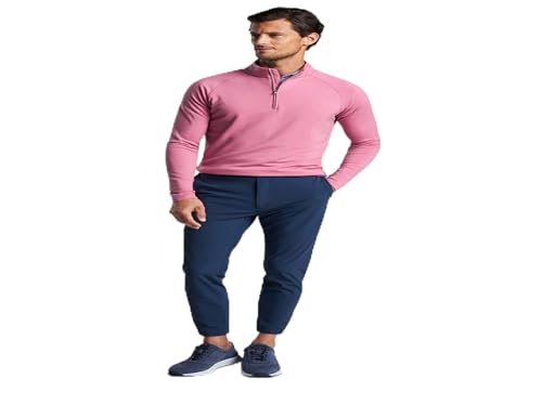 PETER MILLAR Men's Navy Excursionist Flex Performance Pullover Size Medium