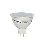 Calificación energética A+ Kormax Bombilla LED Luz Fría GU5.3, 6 W, Blanco
