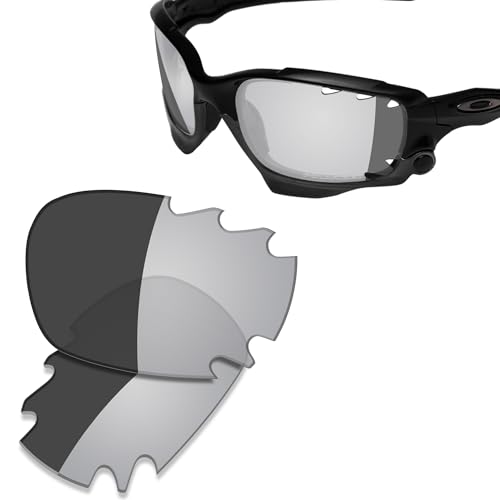Image of SAUCER Premium Replacement Lenses & Rubber Kits for Oakley Jawbone Vented Racing Jacket (Low Bridge Fit) | UV400 Protection