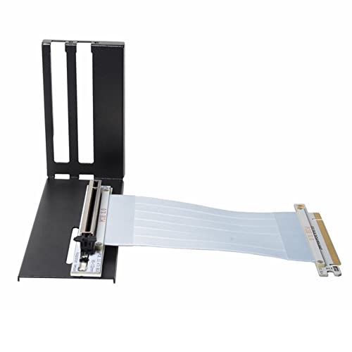 Support vertical pour carte graphique PCIe 16X noir fixation boîtier - 3