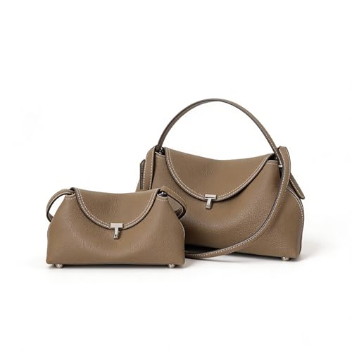 Bolso de mano de cuero para mujer 2PCS miniatura 1