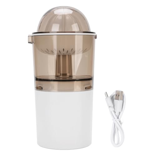 Exprimidor de Cítricos Eléctricos, Extractor de Jugo Portátil Recargable con Batería de 2000 MAh para Naranja, Limón, Pomelo, USB, PP