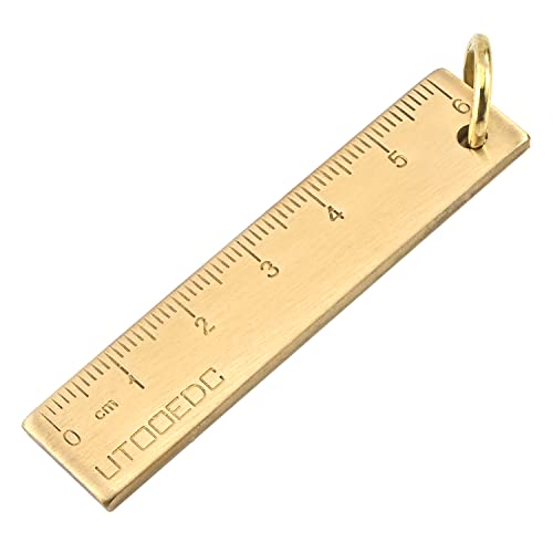 GerRiT プラスチック定規 定規 精度1mm 6cm 黄銅 1個入り 目盛り 角度測定ツール 直線 直 ホーム オフィス 図面用のツール 測定工具 生徒 教師 エンジニア 持ち運びがやすい 製図用
