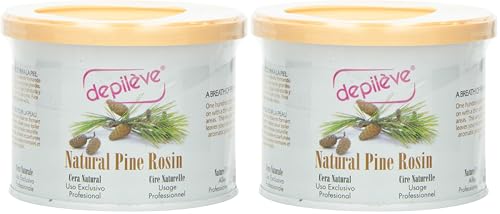 Depiléve Tira de Resina de Pino Natural 400 g (Paquete de 2)