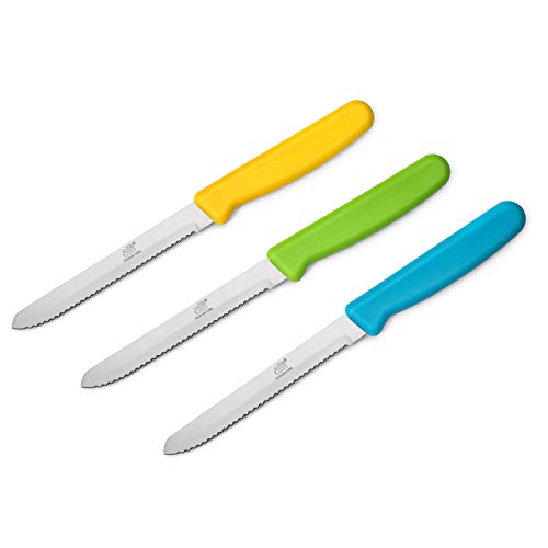 Alfi ABHR All-Purpose Knives Aerospace Precision Rounded Tip - Home And Kitchen Supplies - Serrated Steak Knives Set thumb #1