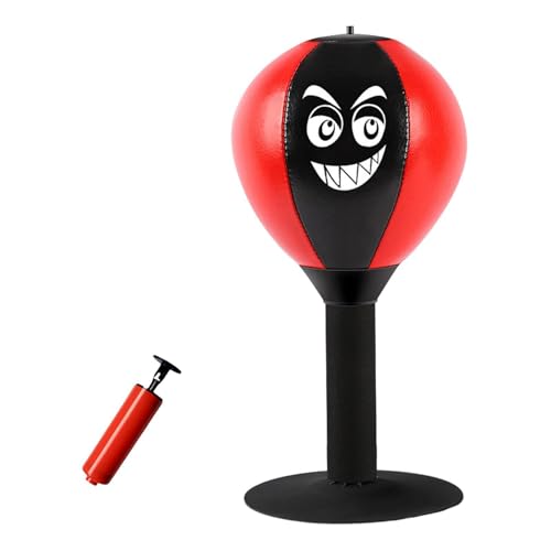 Aosekaa Desktop Punching Bag Boxing Bag Toy with Air Pump Punching Ball Table Desk Boxing Punch Ball for Office Home Him Coworkers