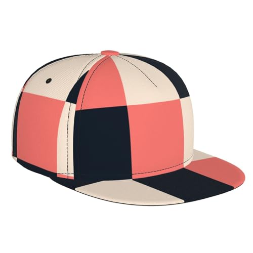 Kingï¼ŒQueenï¼ŒPrincess Fashion Flat Brim Baseball Cap â€“ Stylish Unisex Cap with All-Over Print Design â€“ Breathable Lightweight Hat for Daily Wear, Outdoor Activities, and Travel Black