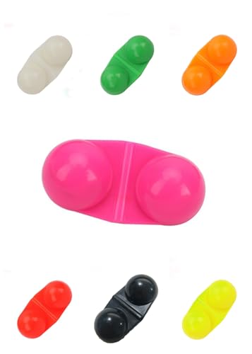 Kit 70 piezas de cuentas con cascabel para pesca miniatura 1