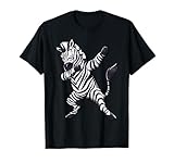 Dabbing Zebra African Zookeeper Animal Lover Men Women Kids T-Shirt