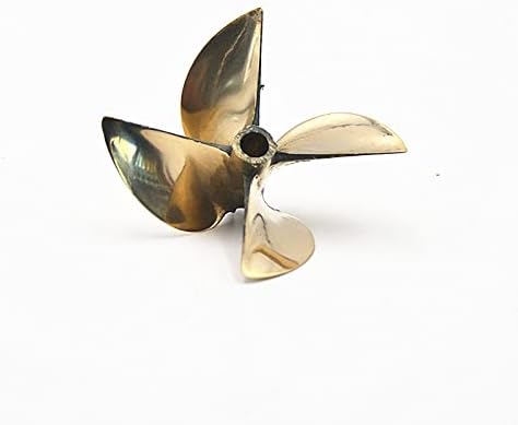 NC 4枚葉直径 67mm P1.7 RCボート アルミニウム合金プロペラ 1/4インチシャフト付き