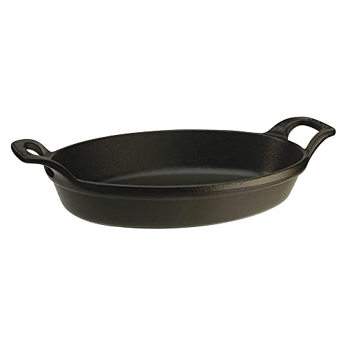 STAUB Cast Iron Oval Roasting Dish, 32 cm, Black - Image 5