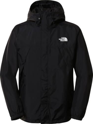 THE NORTH FACE Men's Antora Jacket (S&B), TNF Black-NPF, S | Waterproof & Windproof, Adjustable Hood & Hem, Alpine-Style Zip Hand Pockets, Breathable 100% Recycled Fabric Raincoat - image 4