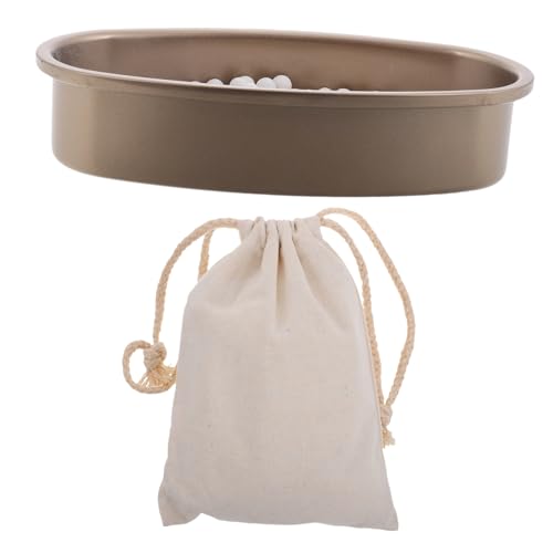 BRIGHTFUFU 500g Stoneware Baking Oven Stone Pie Weights for Crispy Crusts Ceramic Baking Tools Set for Pies Tarts Breads