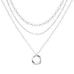 3PCS-Circle-Silver