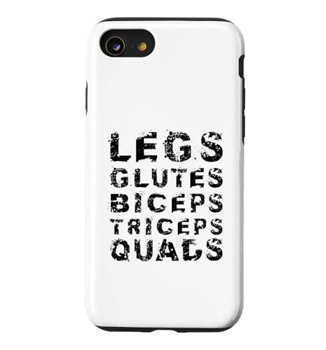 Legs Glutes Biceps Triceps Quads �ؓ� �W�� �X�}�z�P�[�X iPhone SE (2020) / 7 / 8 �p