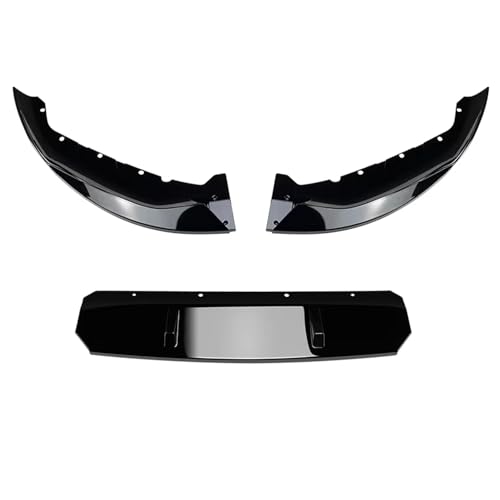 Becquet de lèvre avant pour BMW Série 5 G30 LCI 540i 2021 en noir brillant