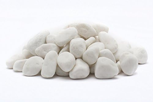 Margo 5lb. Bag Decorative Pebbles River Rocks Colored Stones Small Snow White Pebbles 1 in.