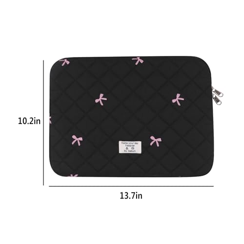 Funda para portátil de 13-14 pulgadas con diseño de lazo miniatura 3