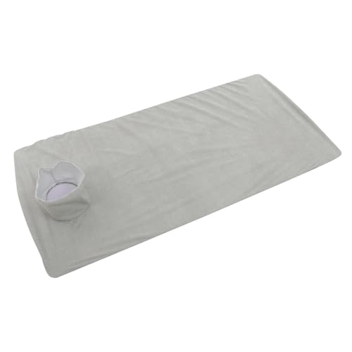 Trou pour visage drap de massage housse extensible pour table bien-être à la maison