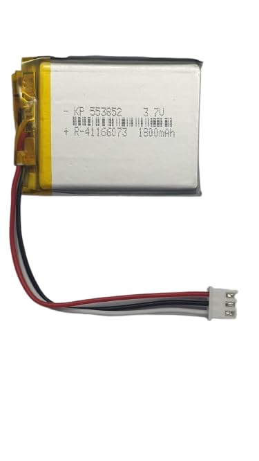 KP Original 553852 3.7V 1800mAh 3 PIN Connector Lipo Battery R-41166073 - Single Cell Lithium Polymer Battery